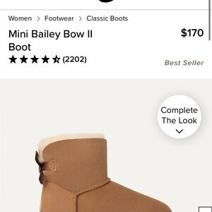 Mini Bailey Bow II Boot in Tan